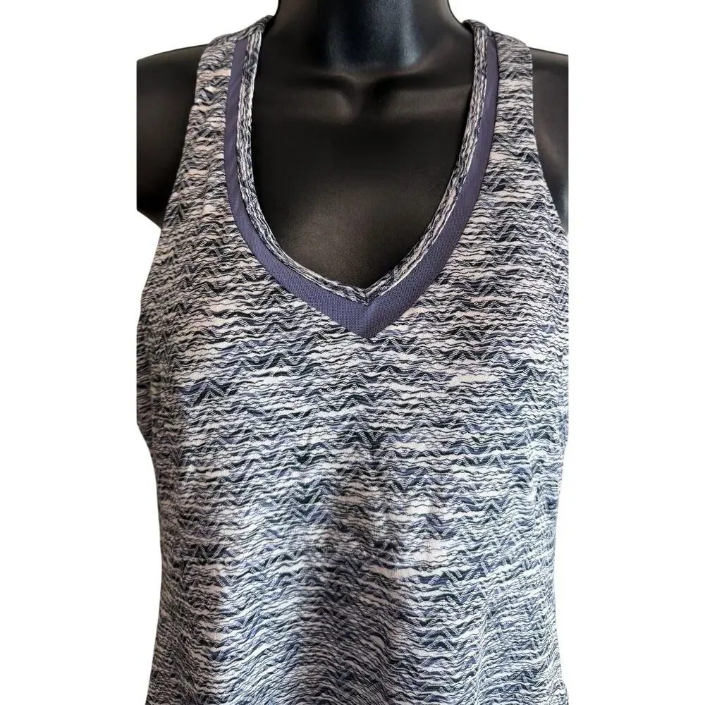 MPG Mondetta Travel Dress Women Medium Purple Racerback Built In Bra Stretch New - Picture 2 of 10